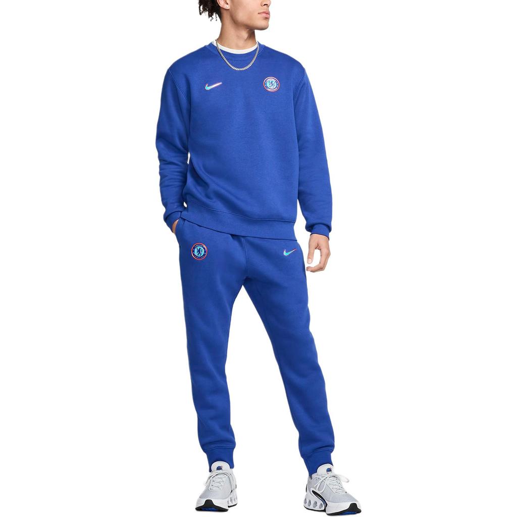 Nike Мужская толстовка с круглым вырезом Nike для клуба Челси ФК FQ3008-495