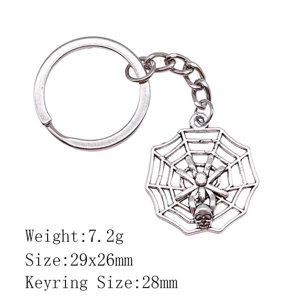 Брелок для ключей на Новый год в виде паука и летучей мыши, дешевые милые вещи, новые брелки