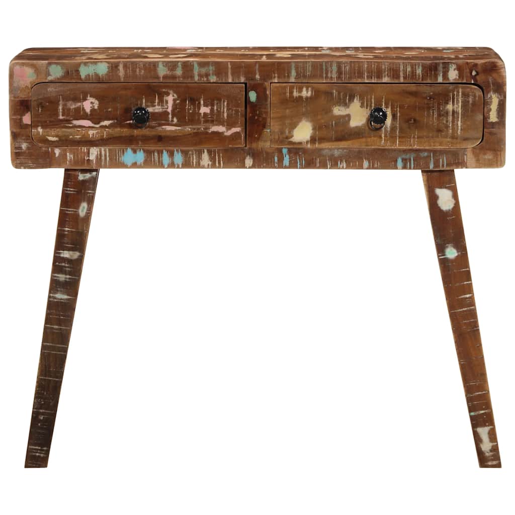 Console Table 90x32x75 cm Reclaimed Solid Wood