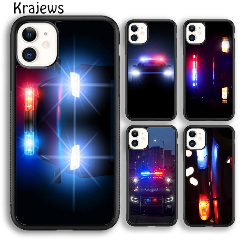 Police Cars Light in Dark For iPhone 17 Air 16 Phone Case Cover 15 14 plus 12 13 pro max coque Shell Fundas