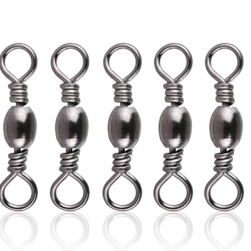 50 шт. Коннектор вертлюжки быстрые вертлюжки рыболовная леска соединитель бочкообразные вертлюги морская рыбалка