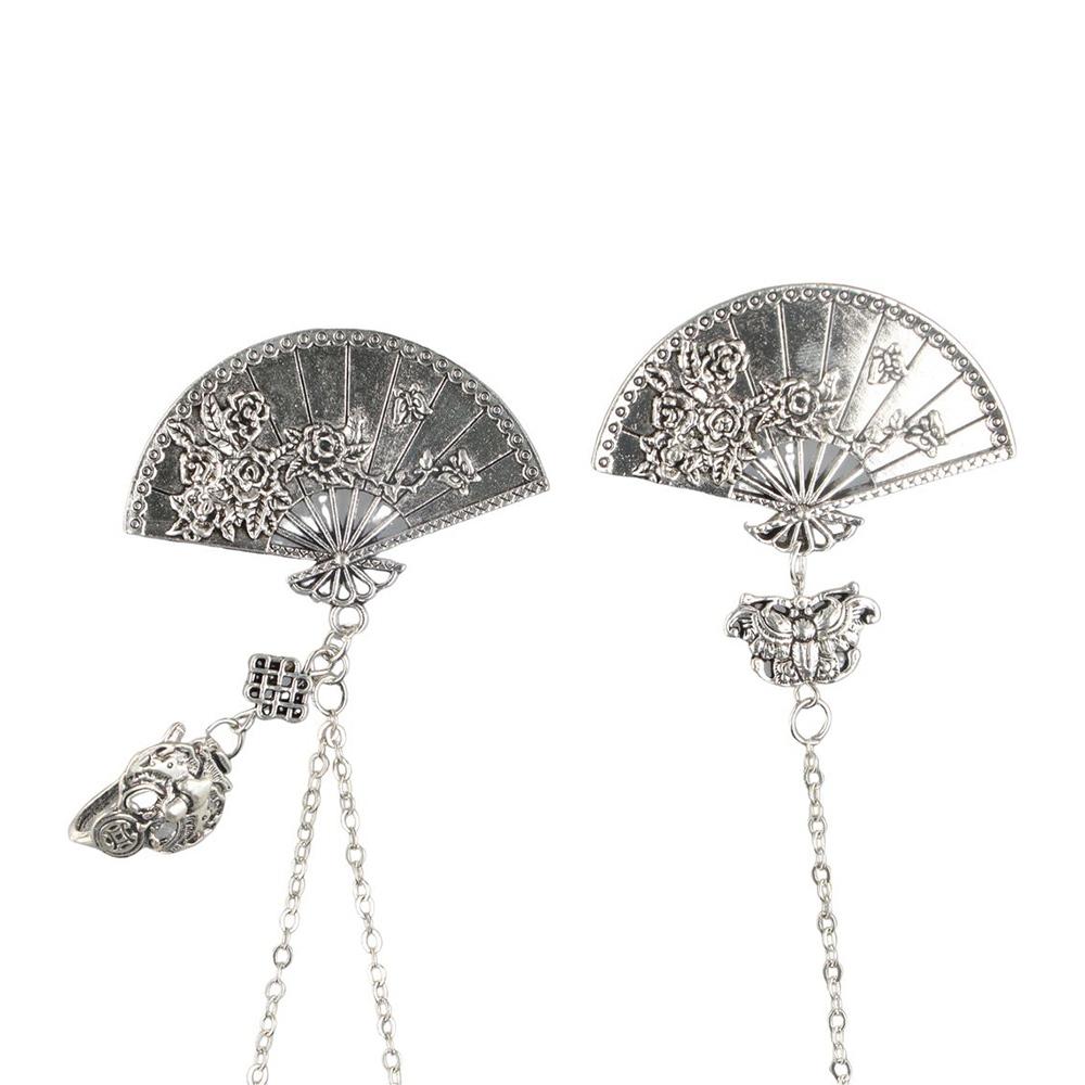 Cheongsam Decoration Women's Accessories Fan-Shaped Pin Chinese Style Brooch Plum Blossom Brooch