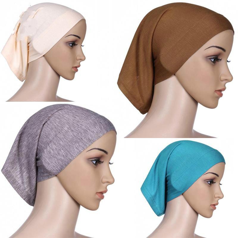 Женский платок на голову из хлопка, удобный, мягкий, под хиджабом