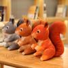 Squirrel-shaped Doll Cute Soft Colorful Plush Toy Birthday Gifts For Children