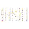 Crystal Prisms Pendant Creative Hanging Sun Catcher Versatile Sun Catcher Wind Chime for Wedding Decoration