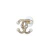 Chanel Classic Double C Crystal Pearl Metal Earrings Women Earrings AB6615-B06036-NC860