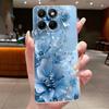 Чехол для Motorola Edge 70 Fusion Прозрачный Роскошный Модный Бабочки Цветы Мягкий ТПУ Силикон Чехол для Телефона для Edge70 Fusion Бампер