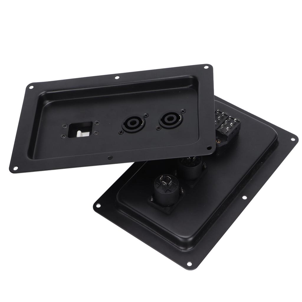 2 Pcs Speaker Wiring Back Panel Professional Stage Speaker Junction Box Connector for 715 725 Stage Speakers