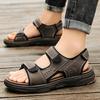 Fashion Mens Sports Sandals Outdoor Hiking Waterproof Beach Sports Mens Sandals Summer Open Toe Adjustable Open Toe Casual Mens Shoes