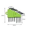 Portable Hex Torx Wrench Set Easy to Carry Hex Key Durable Mini Torx Screwdriver  Hand Tools