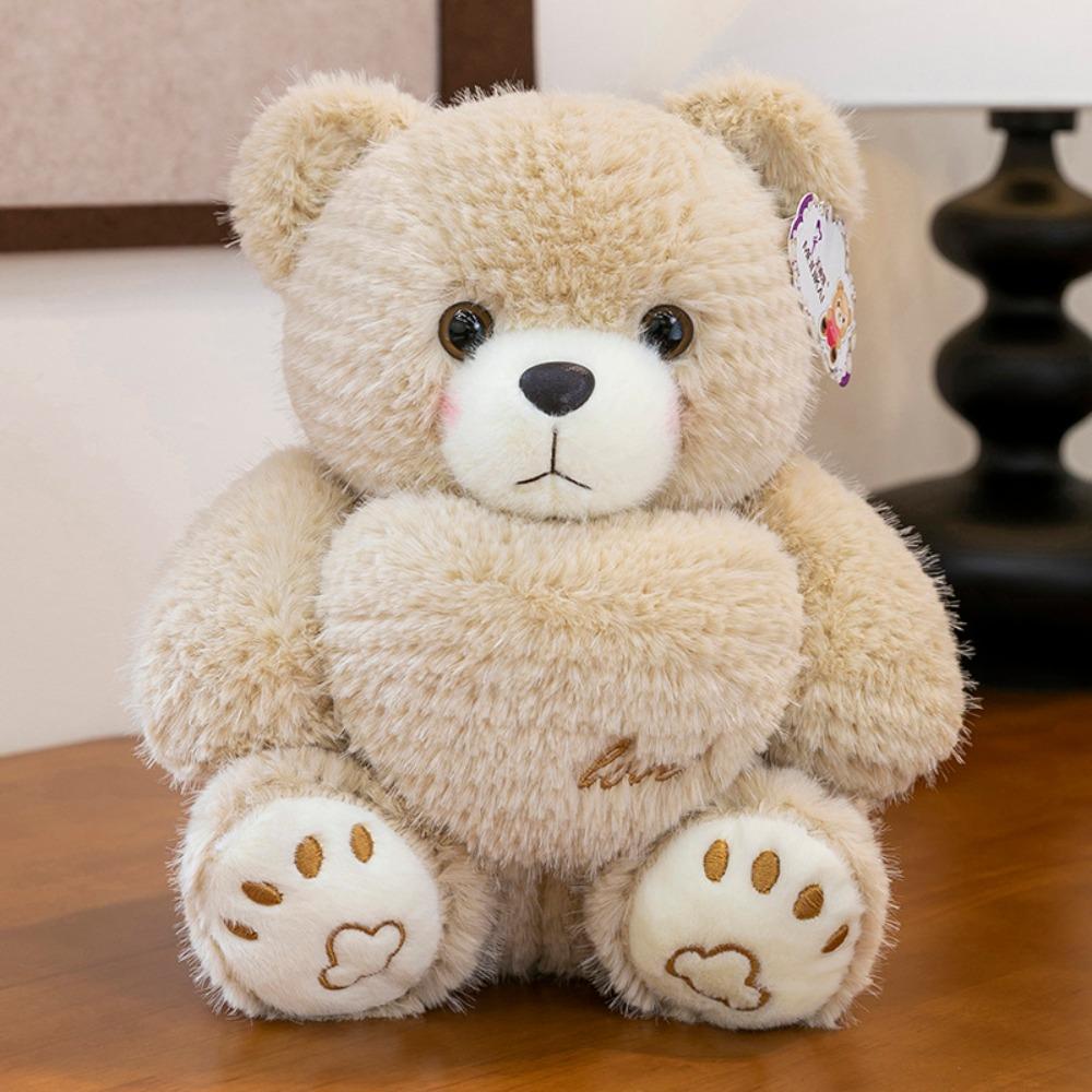 Holding Love Stuffed Bear Doll Big Paw Animal Plush Doll Bear Plush Toy  Birthday Party Decor