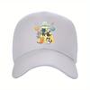 Funny Cat UFO Baseball Cap Aliens Graphic Adjustable Outdoor Sun Hat