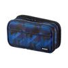 LIHIT LAB Пенал Книжного Типа Тройной Темно-синий Камуфляж Зарубежная Модель A7556-132