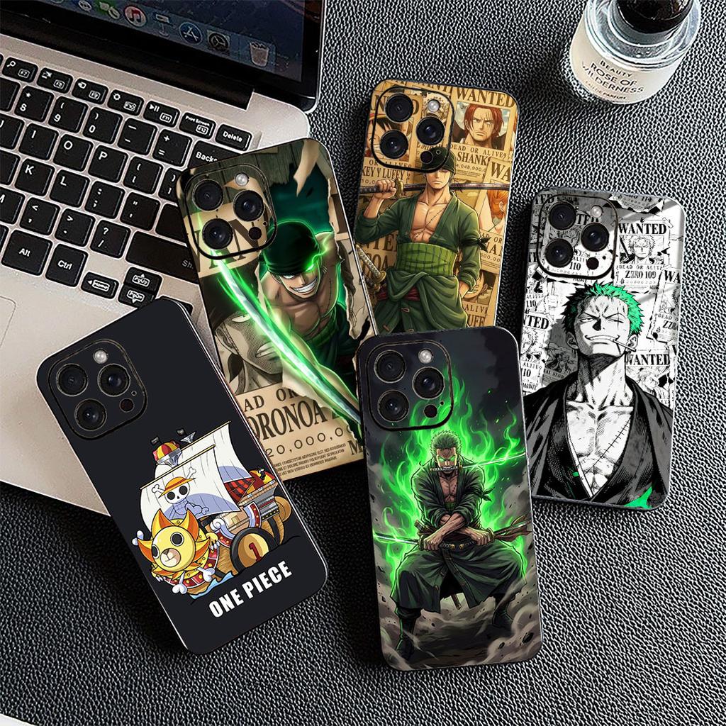 Чехол для Apple iPhone 17 Pro XS Max Air 6 7 8 Plus 5 + SE 2022 SE2 16E 8+ Корпус Чехол для телефона Комиксы Луффи Ророноа Зоро One Piece