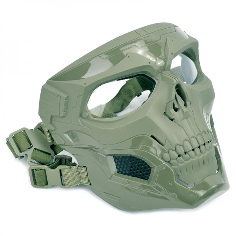 CS Wargame Protective Tactical Helmet Mask Set Halloween Party Scary Skull Messenger Horror Mask for Cosplay Game