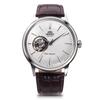 Bambino Open-Heart Automatic Watch (RN-AG0005S / Men / White Dial, Silver Case)