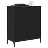 Sideboard Black 69.5 x 33 x 82 cm Engineered Wood