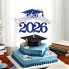 Принадлежности для выпускного 2026 года 4 шт. Топперы для торта Из бумажных материалов Дизайн Бумага Вставки для выпускного торта