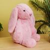 Rabbit Shy Adorable Plush Toy Soft Short Fur Stuffed Animal For Playtime Kids