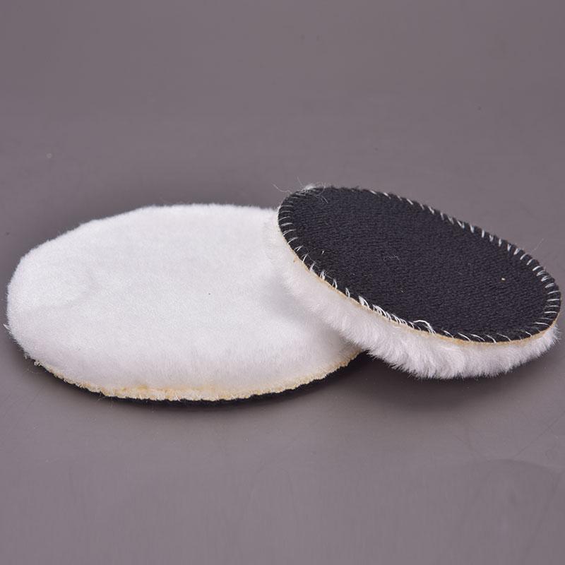 5 шт. Универсальный полировальный набор Мягкий шерстяной полировальный чехол Белые диски для полировки автомобиля