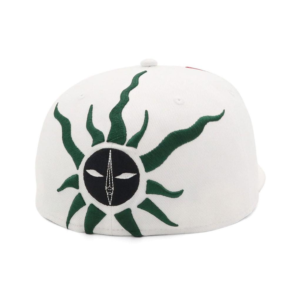 New Era 59FIFTY Cap in collaboration with Taro Size 7 5950 TAROKA TAIYO White Okamoto, White, 5/8, PINS,