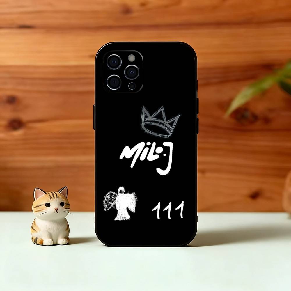 Чехол для телефона M-Milo J для iPhone 17,16,15,14,13,12,11 Plus,Pro Max,XS,Мягкий силиконовый черный чехол