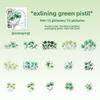 15pcs Flower Sticker Decorative Scrapbooking Junk Journaling DIY Card Making Scrapbook Materials Craft Daily Planner