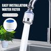 Фильтр для воды на кран с 3 сменными фильтрами, универсальный, простая установка, адаптер для фильтра для кухонной раковины