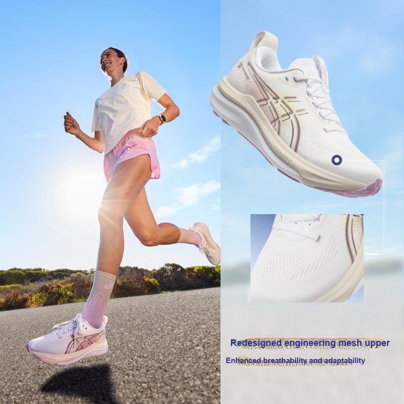Asics Кроссовки для бега Gel-Kayano 33 Удобные Дышащие Поддерживающие Женские Белые 1012B939-100