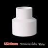 ПВХ Переходная Прямая Муфта 1/2" на 3/4" Пластиковый Фитинг-Соединитель для Труб
