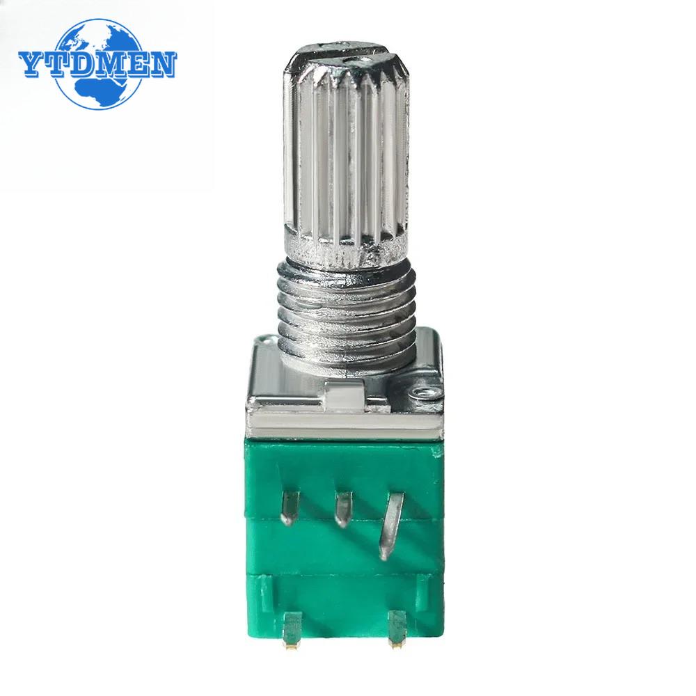 5PCS RK097 Potentiometer 5Pin RK097G B10K 1K 5K 20K 50K 100K 500K 15mm Audio Shaft Amplifier Sealing Rotary Potentiometers Kit