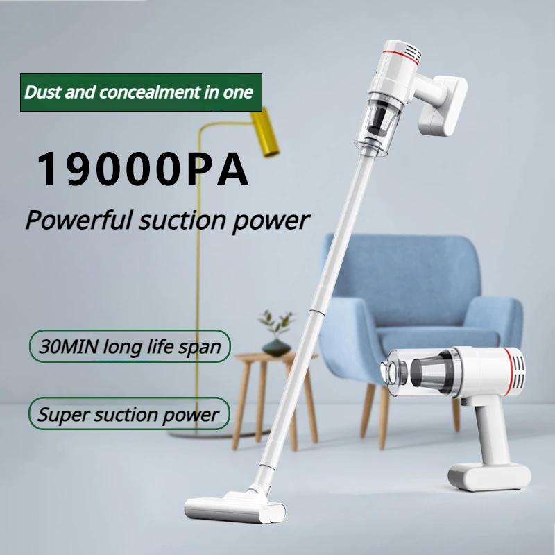 19000 Па автомобильный пылесос беспроводной ручной мощный всасывающий пылесос с вращением на 360° для дома и автомобиля двойного назначения портативный беспроводной пылесос
