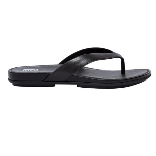 FitFlop Womens/Ladies Gracie Leather Flat Flip Flops