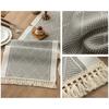 Home Decor Nordic Style Table Runner with Tassel Waterproof Table Cloth Polyester Washable Table Cover Festival
