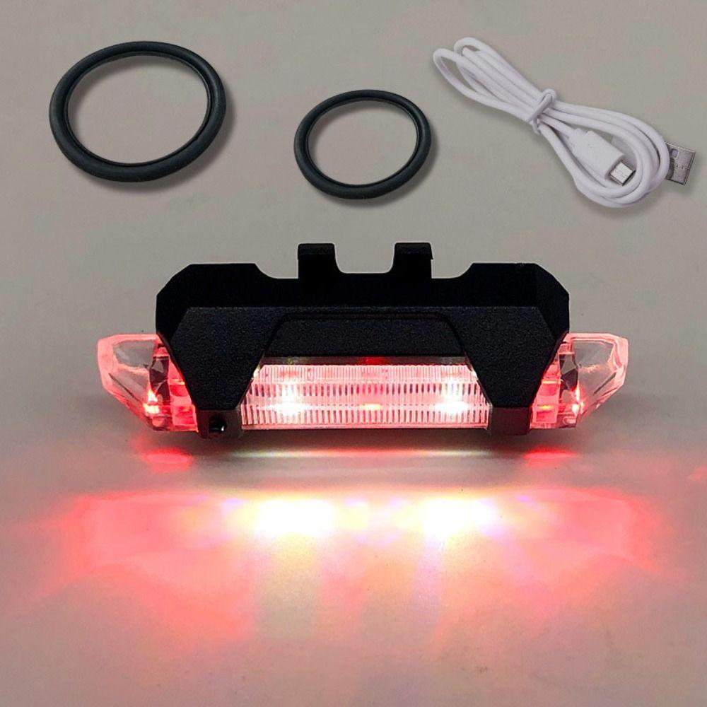 Flashing City Mountain Bike Bicycle Light USB Rechargeable Cycling Taillight Rear Bicycle Light