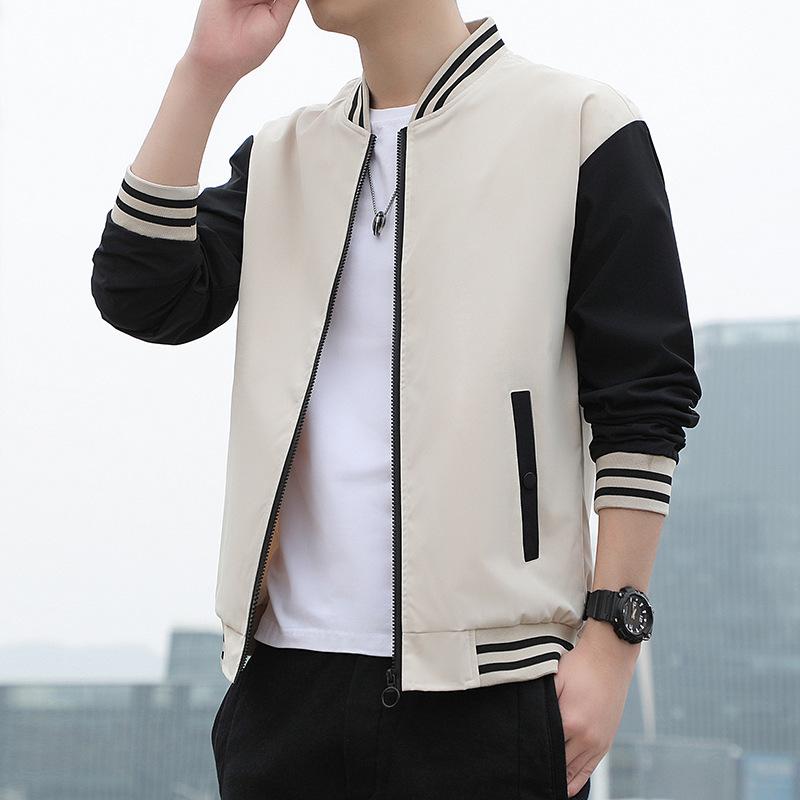 Spring and Autumn Jackets for Men Korean Sports Sports and Casual Stand Collar Jacket Baseball Suit Men's Jacket