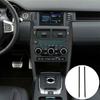 Car Air Conditioning Vent Armrest Cup Holder Stop Panel For Land Rover Discovery Sport 2015- Carbon Fiber Sticker