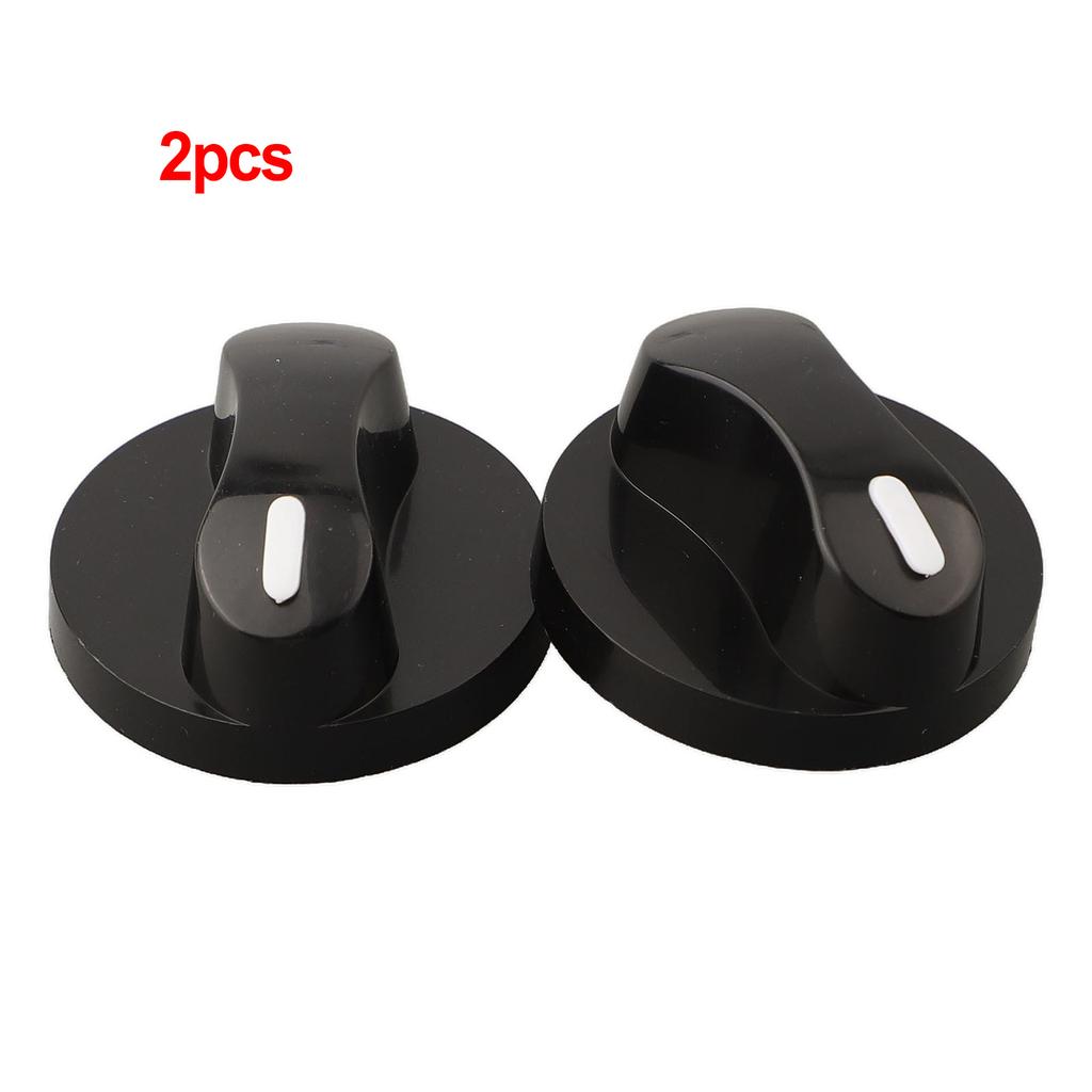 Gas Stove Control Knobs 8mm Hole Plastic 2PCS for Easy Installation