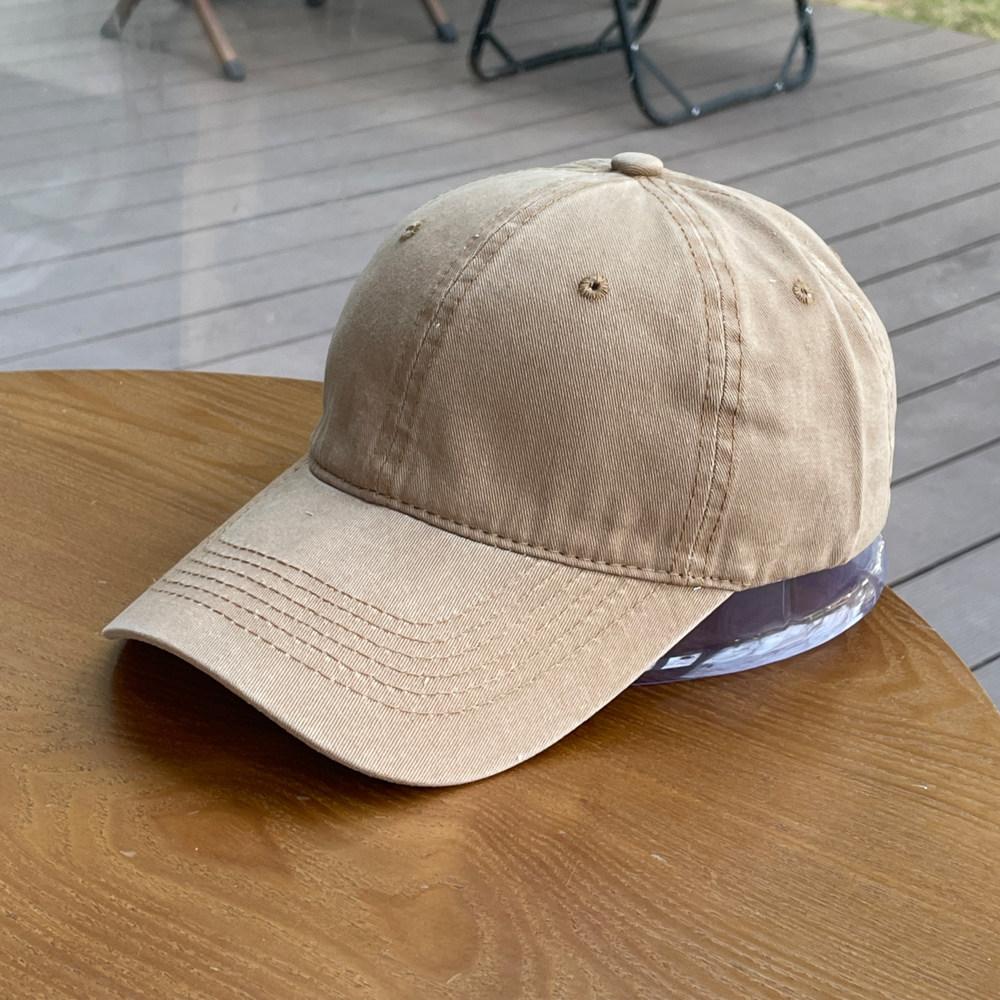 Hat Women's Simple Versatile Solid Color Baseball Cap Couple Casual Face Small Light Board Cap Men's Four Seasons