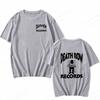 Death Row Records T Shirt Men Fashion T-Shirts Cotton Tshirts  Hip Hop Tops Tees Women Tees Summer Camisetas Oversize Casual