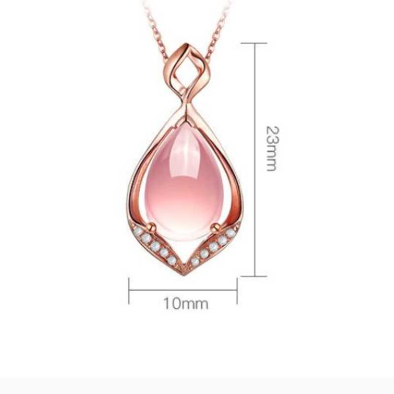 Sace Gems Женское ожерелье, кулон, медный сплав, циркон, модный подарок