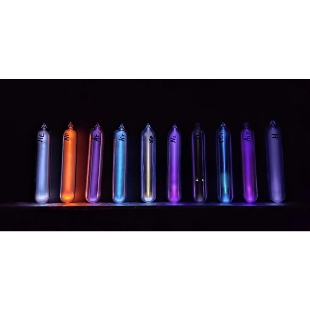 1/5/6/8/9/10 Rare Luminous Gas in Sealed Glass 99.999% Pure Helium Neon Argon Xenon Oxygen Nitrogen Hydrogen Element Collection