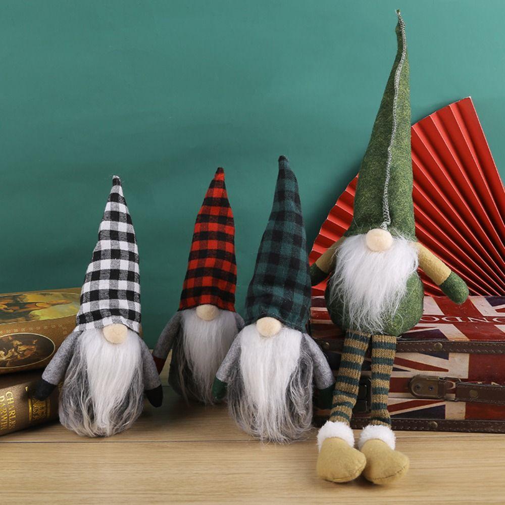 Soft Faceless Old Man Ornaments Cartoon Merry Christmas Decoration  Children Gifts