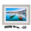 Digital Picture Frame White 10in WiFi Video Picture Transmission Touch Screen Photo Frame for Home