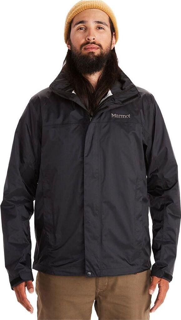 Куртка Marmot PreCip Eco с капюшоном легкая черная