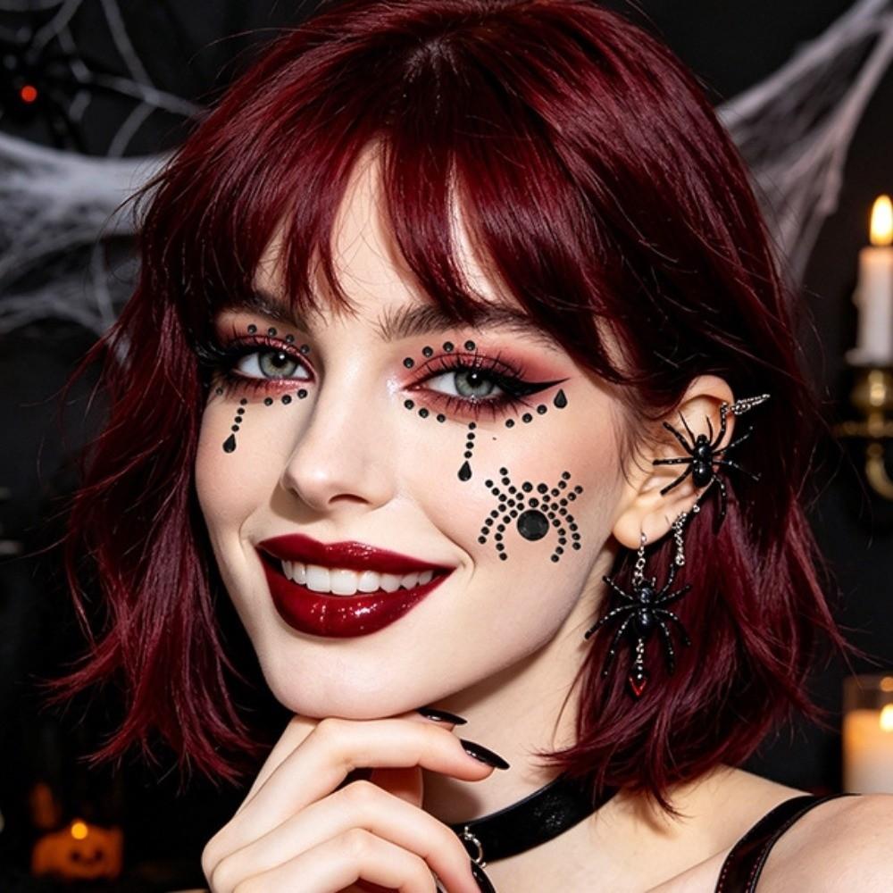 Rhinestone Bedazzling Face Eye Jewels Sticker Makeup Face Gem Sticker Halloween Party
