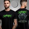 Suffocation Европейский Тур Лето 2026 Расписание Двухсторонняя Унисекс Футболка Все Размеры