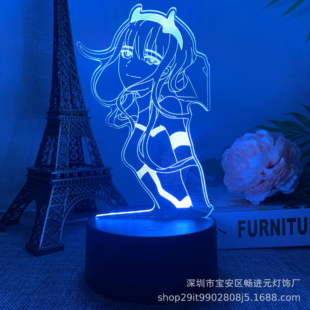 Franks Series 3D Night Light - Remote & Touch Control, Colorful & Creative