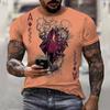 Летняя красочная мужская футболка с принтом покерных драгоценных камней 3D Мужская модная повседневная футболка с изображением Иисуса и короткими рукавами