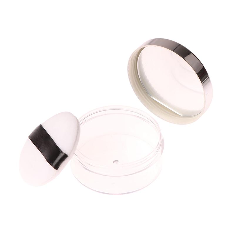 30 г пластиковая пустая банка для рассыпчатой пудры, коробка для макияжа, сито, контейнер, косметический горшок, портативная коробка для рассыпчатой пудры, многоразовый горшок